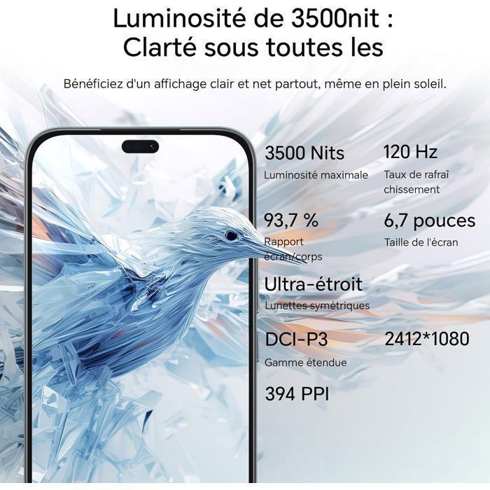 5G Smartphone - HONOR 400 Lite - 8GB RAM - 256GB - Black - AI Camera Button - 108MP Urban Portrait - 5230mAh - EU version