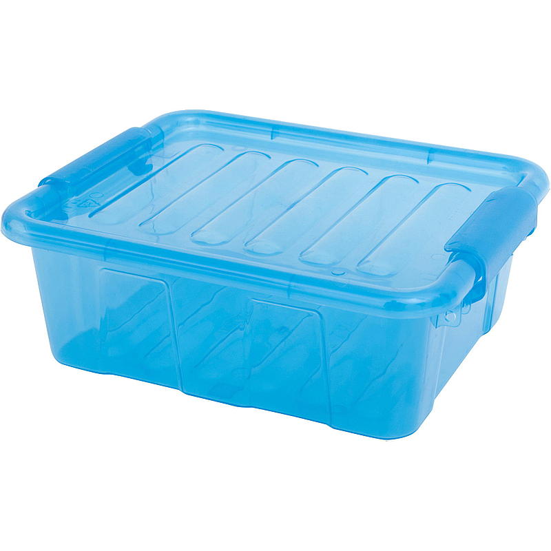 Förvaringslåda för hemmabruk Förvaringslåda med lock 8 liter L34,5 x B22,5 x H15,8 cm