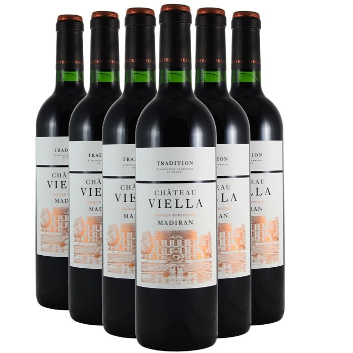 Château de Viella Madiran Cuvée Tradition 2022 - Vino tinto del Suroeste (6x75cl).