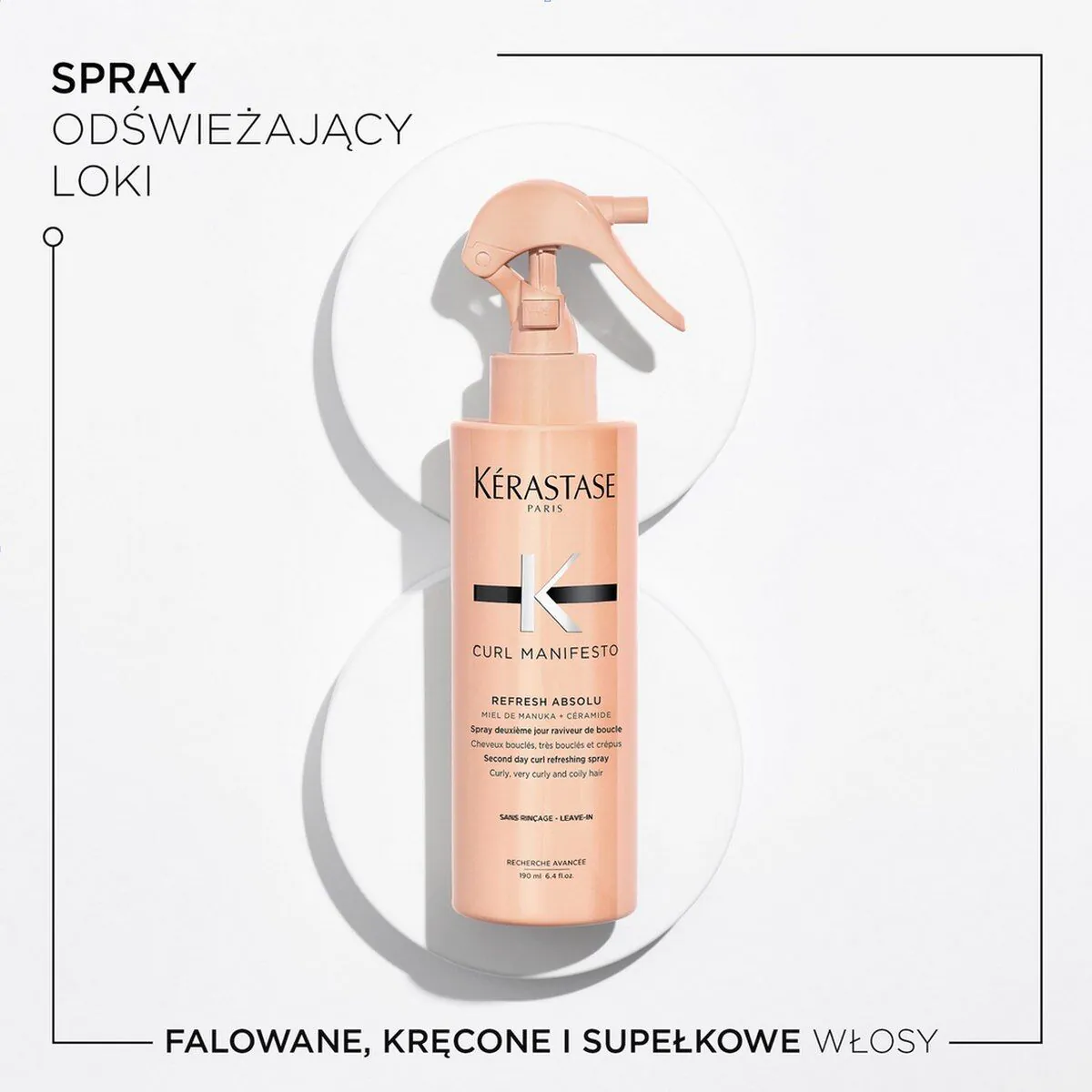 Kérastase Curl Manifesto Spray odświeżający loki