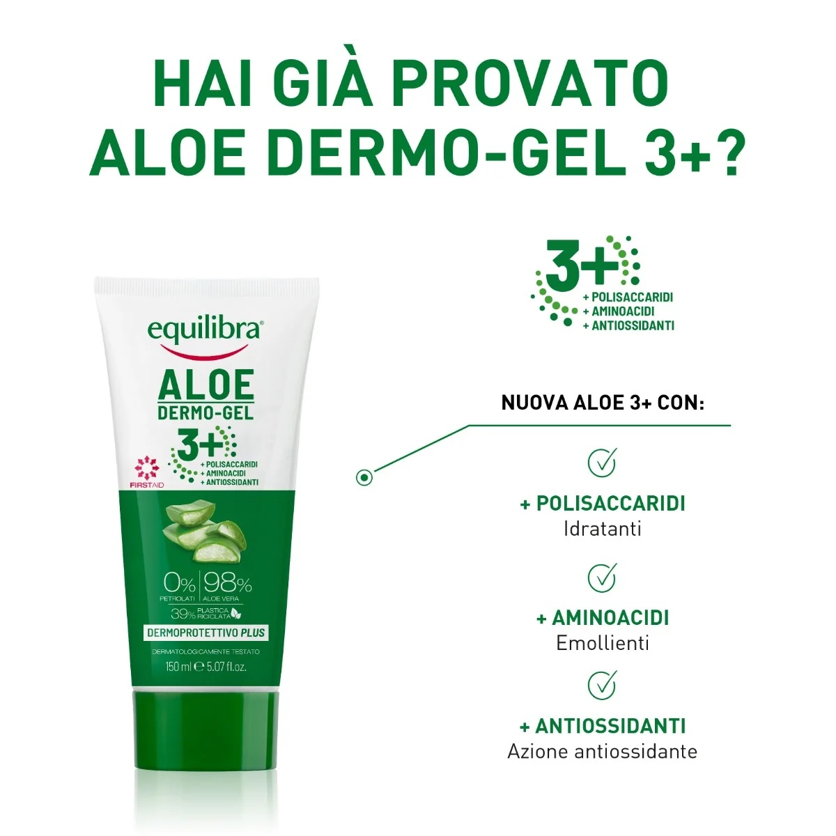 EQUILIBRA Equilibra Dermo-Gel 3+ 150 ml Huid Dermoprotectief