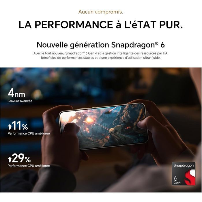 Smartphone HONOR Magic8 lite 5G, 8 GB de RAM, 256 GB de almacenamiento, pantalla verde AMOLED de 6,79”, batería de 7500 mAh, cámara de 108 Mpx + OIS - Versión UE