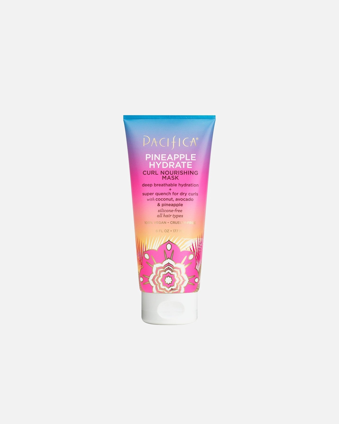 „Pacifica“ drėkinamoji plaukų kaukė „Pineapple Curls“ – 177 ml