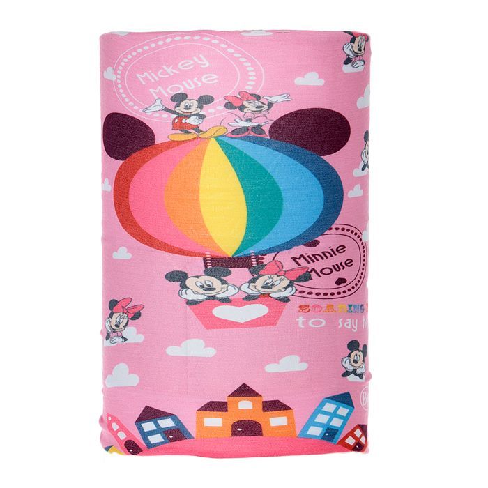 Tubo ultraelástico, sin costuras y multifuncional de Minnie y Mickey 16600 para niña, color rosa.