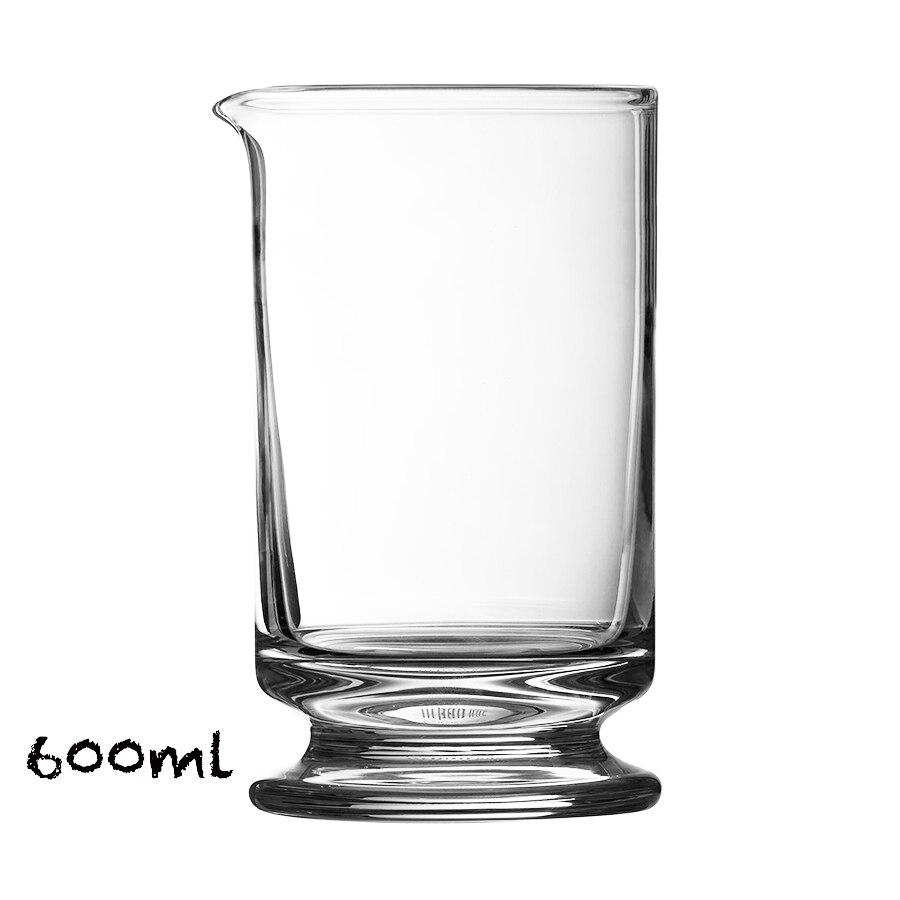 Professionelles Cocktail-Rührglas mit Fuß, Kristall-Rührglas für Bars, dicker, beschwerter Boden