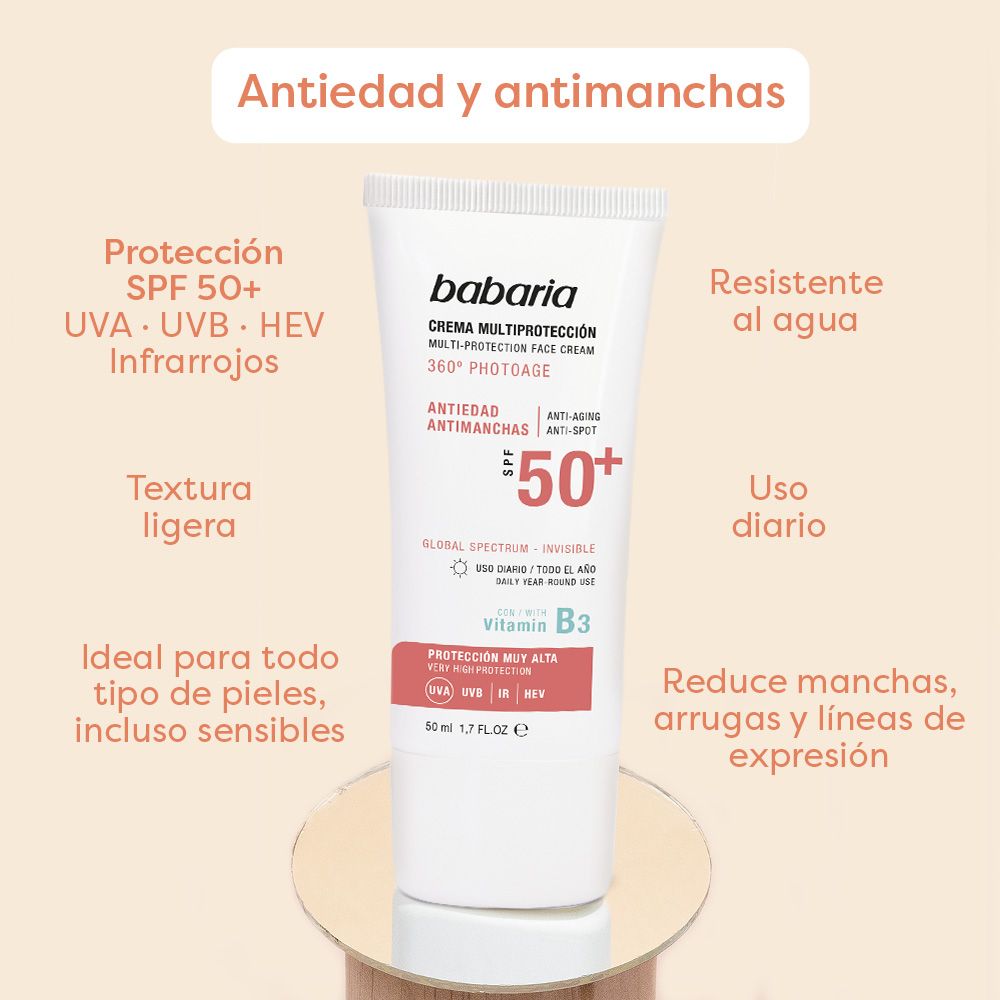 Photoage 360º вишеструка заштитна крема против старења и тамних мрља SPF50 Креме против бора и старења
