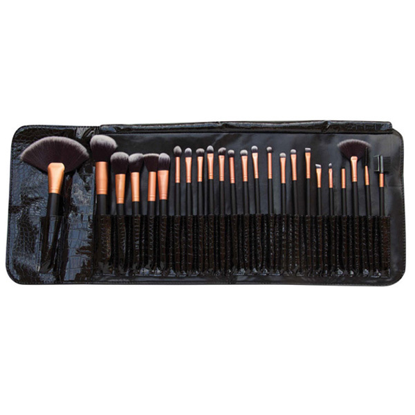 Sada štětců na profesionální kosmetický make-up Rio, 24 kusů