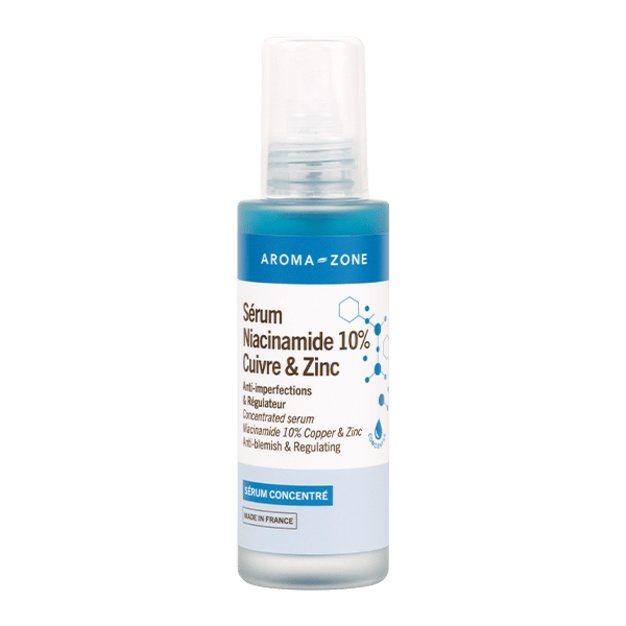 Siero concentrato al 10% di niacinamide, rame e zinco 100 ml • Flacone in vetro