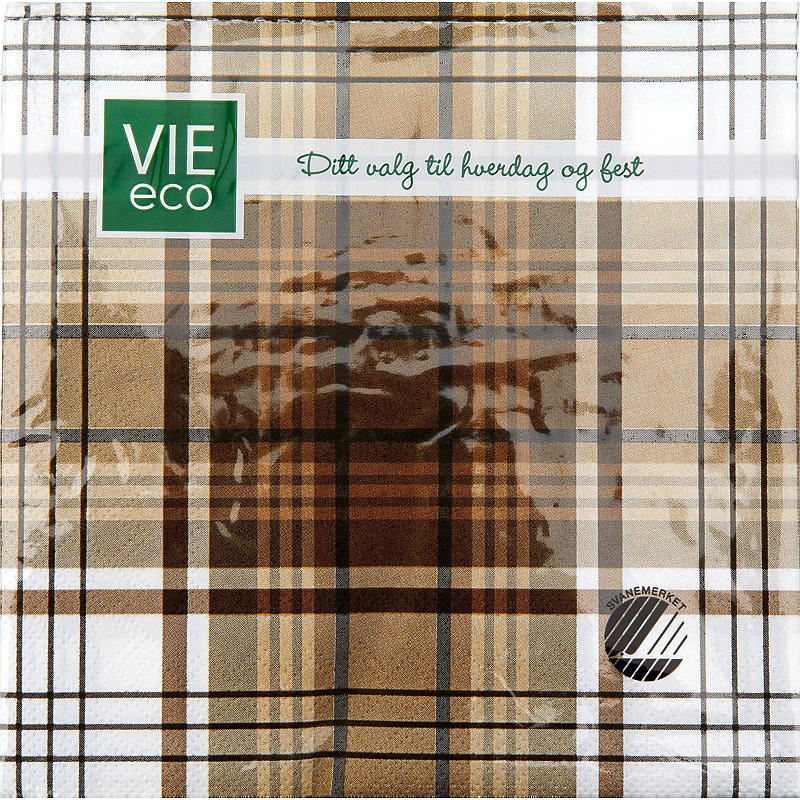 Vie Eco Servietten, 20er-Packung, 33 x 33 cm