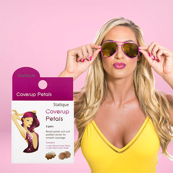 Statique Coverup Petals Bröstblad 3-pack