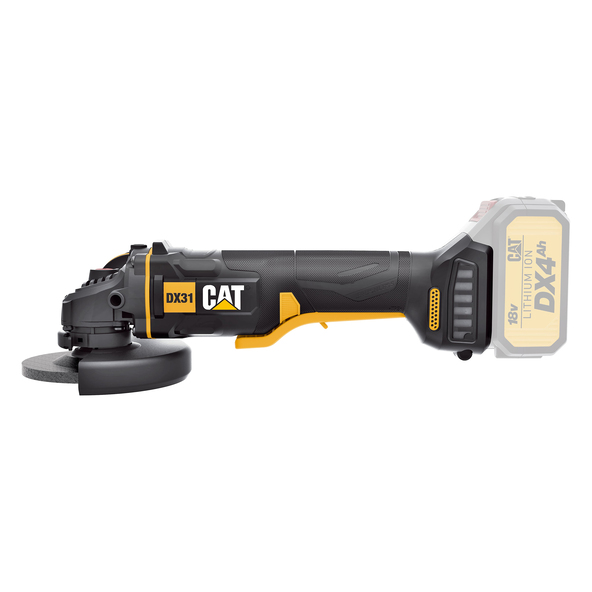 Polizor unghiular de 18V, 125 mm, DX314B fără baterie și încărcător