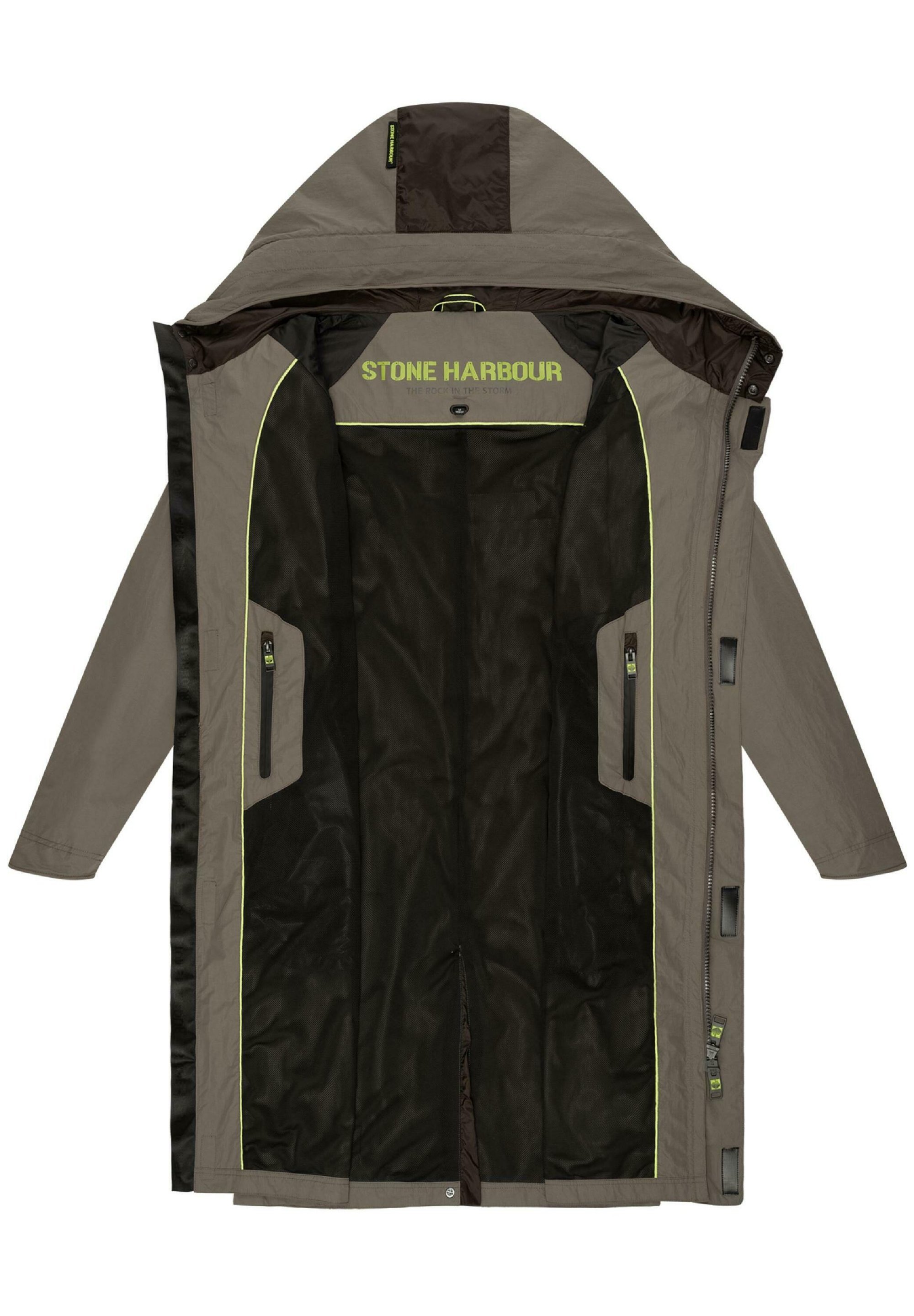 STONE HARBOUR ZAFAAR - Wasserdichte Jacke - Steinbraun