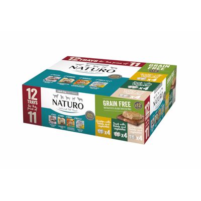 Plateaux Naturo pour adultes sans céréales - Assortiment varié