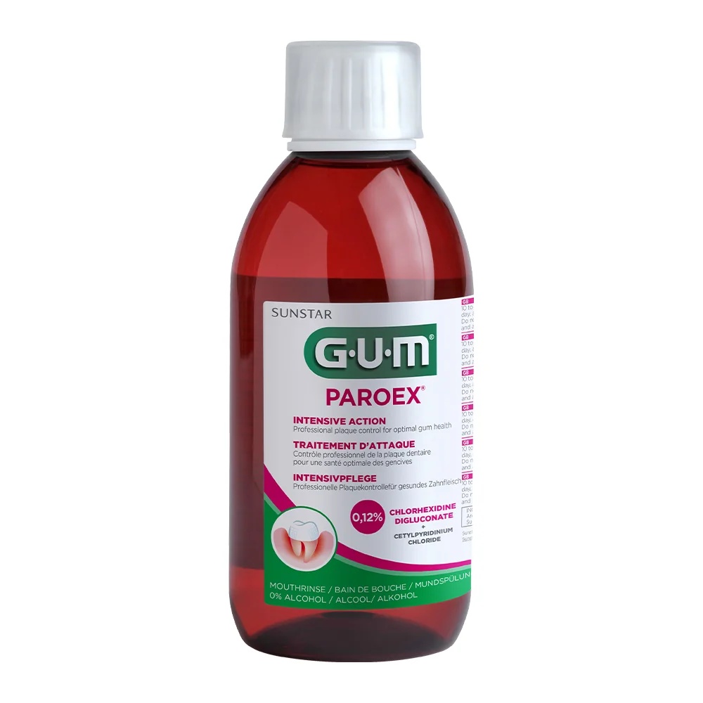 GUM Bain de bouche GUM Paroex à la chlorhexidine 0,12%