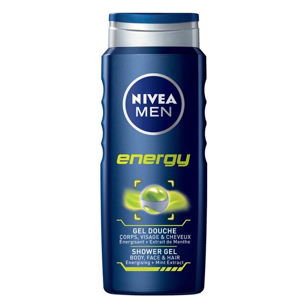Gel de Banho NIVEA Men Energy<br>500ml - Pele normal