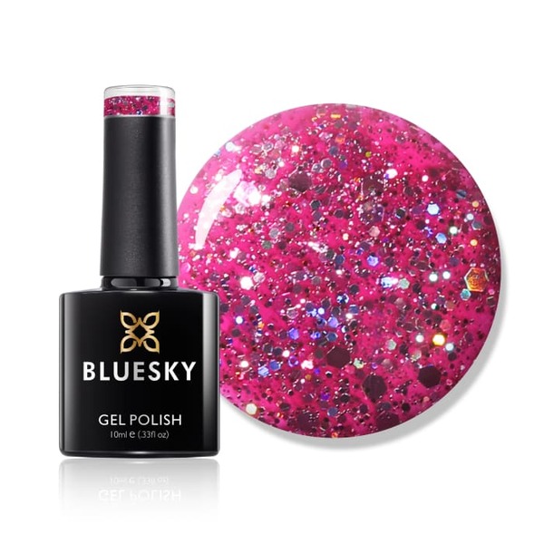 Gelový lak Bluesky - Barbie sytě růžová