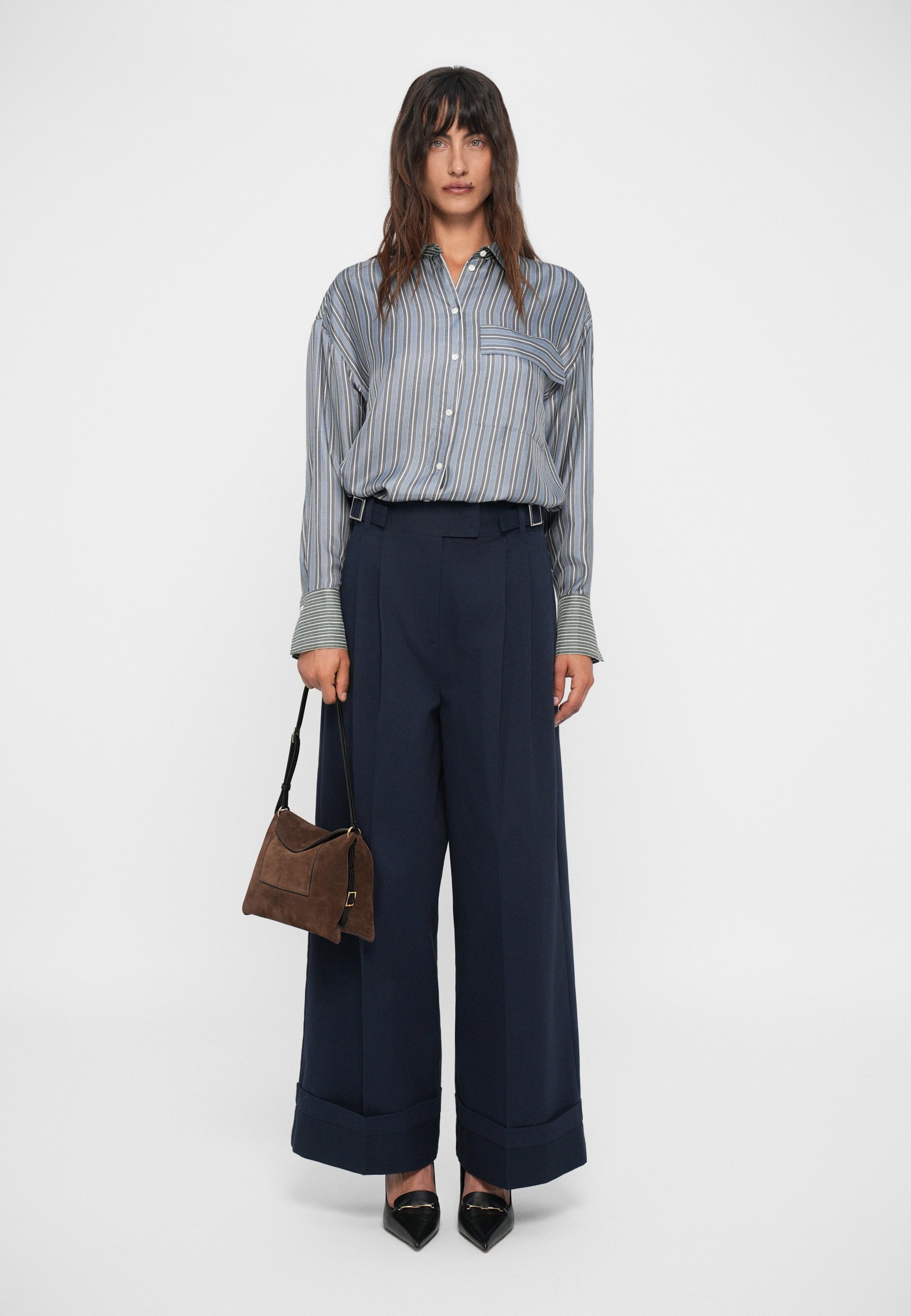Wandler PENELOPE SLOUCH BAG - Sac à main - palissandre