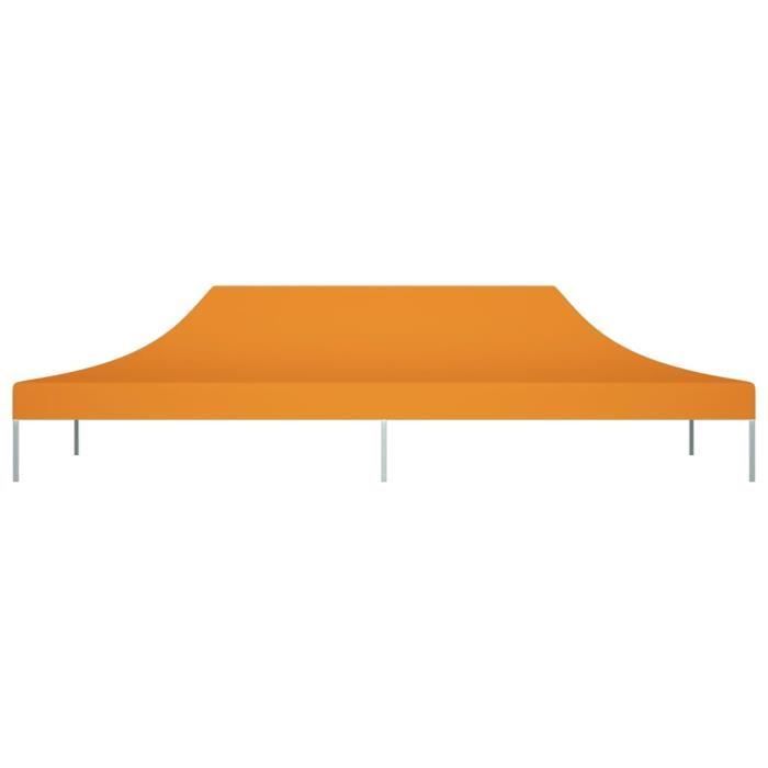 Feesttentdak - Partytentdoek 6x3 m Oranje 270 g/m² voor buitenterras, tuin, patio