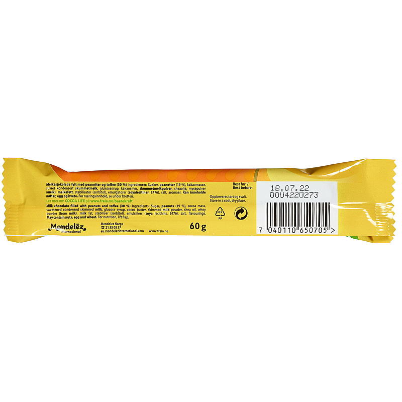 Cubetti di arachidi Freia 60 g