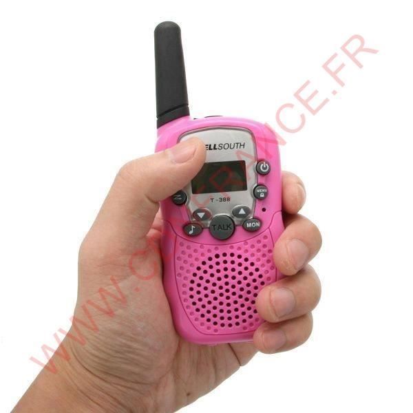 Walkie-talkie - DASINKO - Pink Model - 22 channels - Range 3 to 5 km - LCD screen