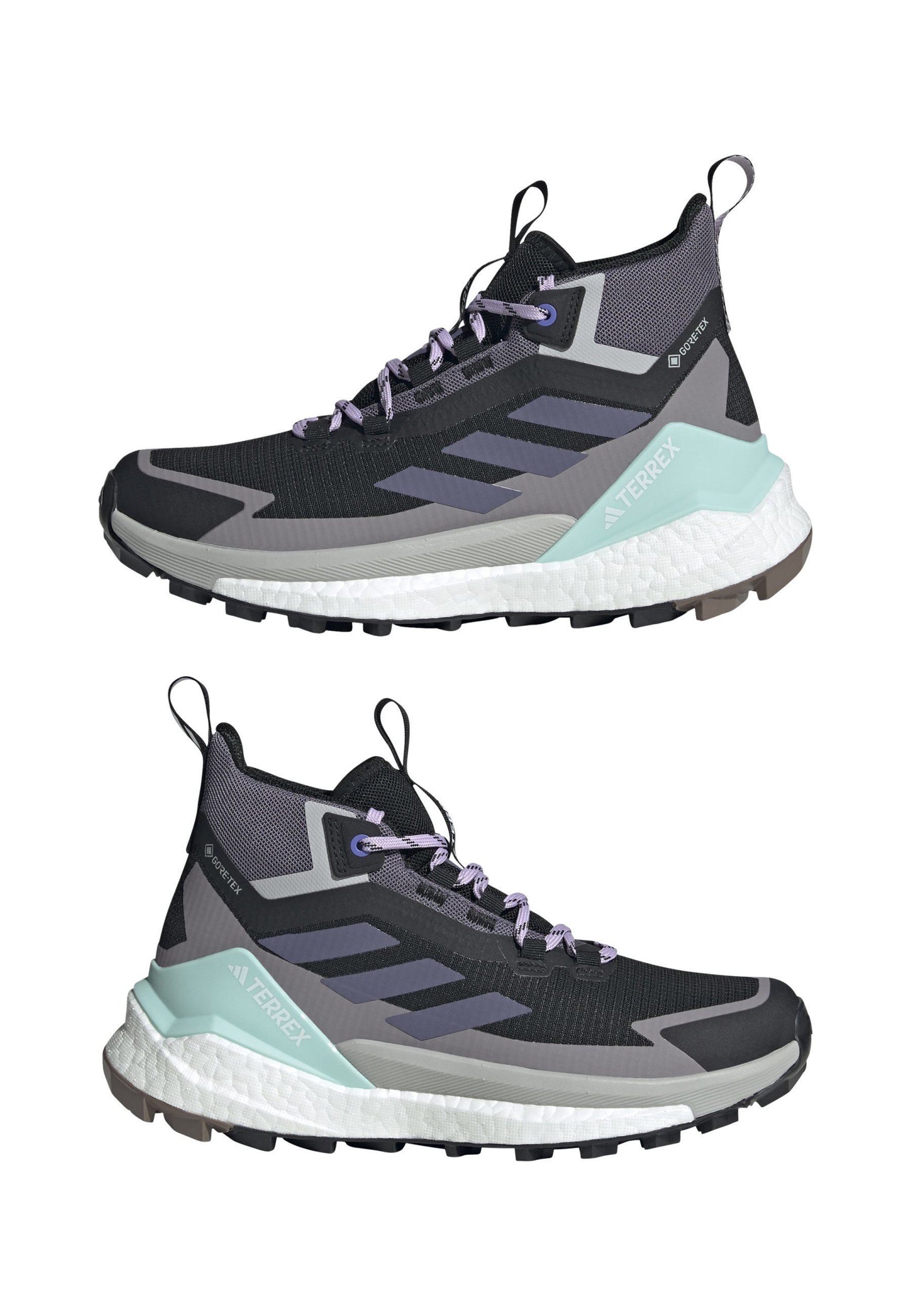 Adidas Terrex FREE - Wandelschoenen - Core Black (tweedehands) Violet Taupe Oxide