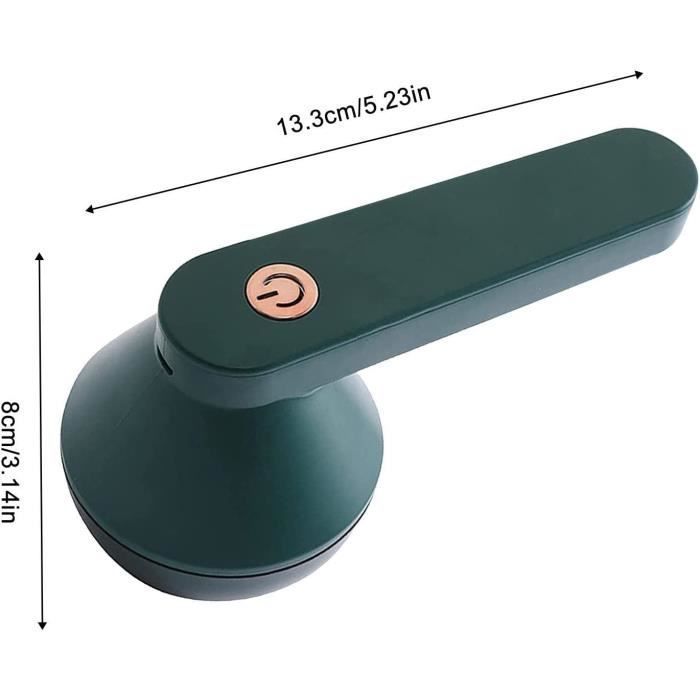 ZGEER Rasoir anti-bouloche rechargeable – coupe-peluches pour vêtements et maison, vert