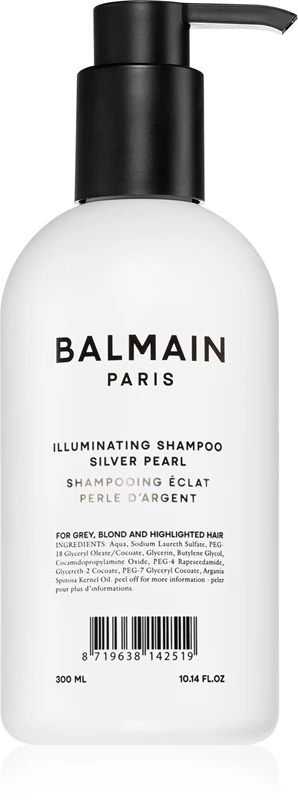 „Balmain Hair Couture“ šviesinamojo poveikio šampūnas „Silver Pearl blonde“