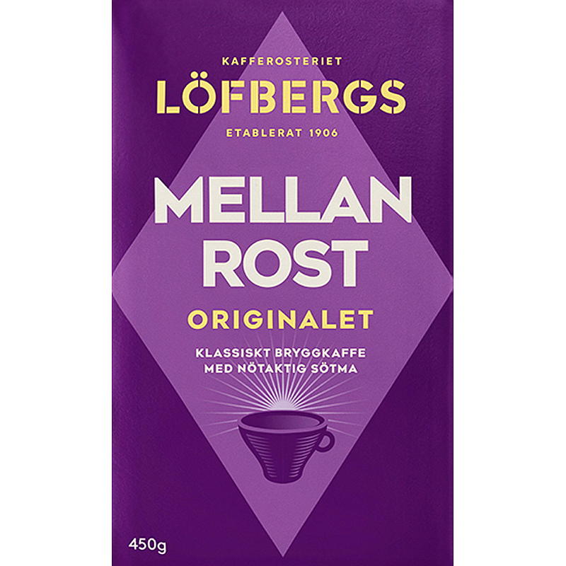 Löfbergs Kaffe 450 g filtermalt Medium Roast Löfbergs