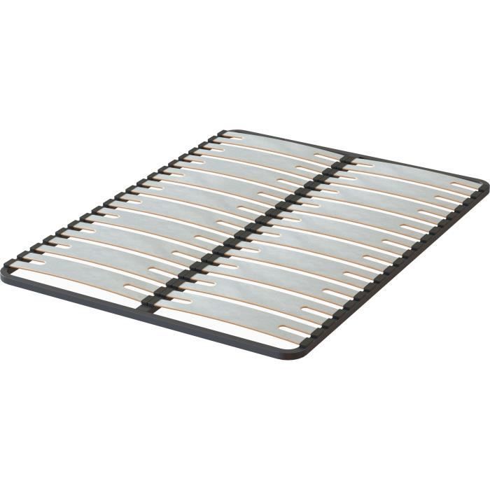 SEDAC Sommier OPTISIZE 140 x 190 -  Cadre à lattes extra large 141mm d'épaisseur