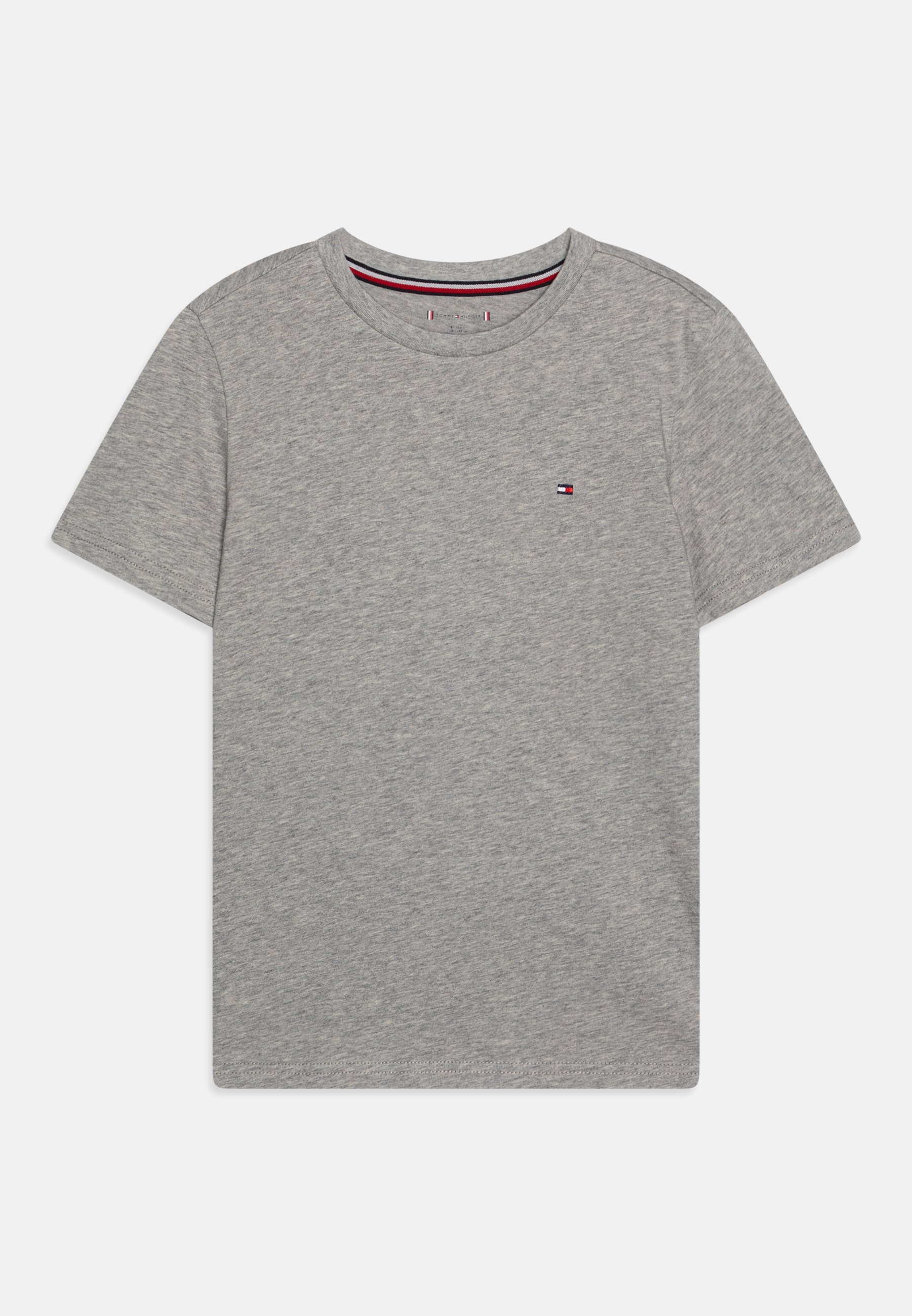 Tommy Hilfiger T-shirt 2-pack unisex - Basic T-shirt - wit/lichtgrijs gemêleerd