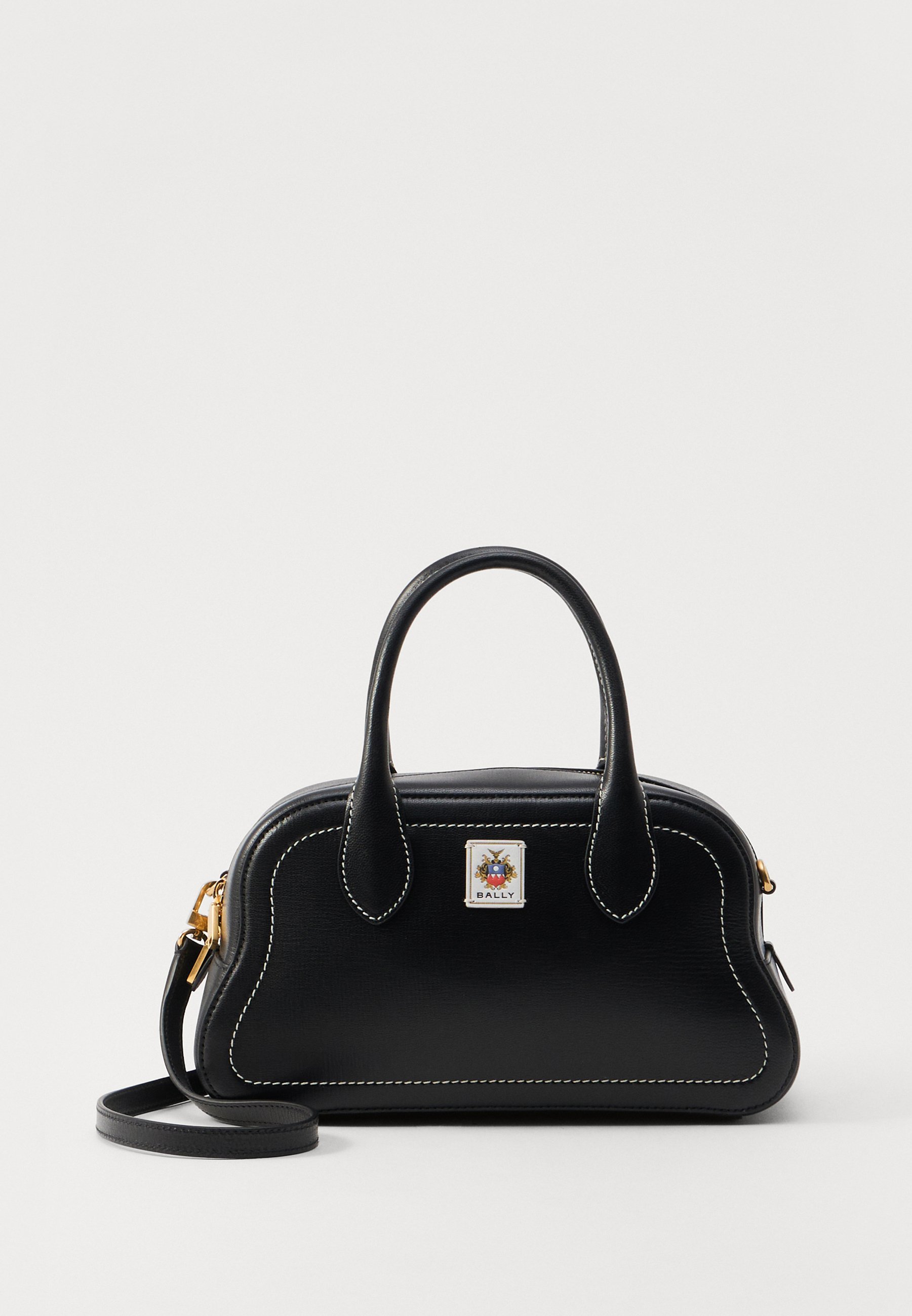 Bally UNDA SATCHEL - Handtas - zwart/oranje