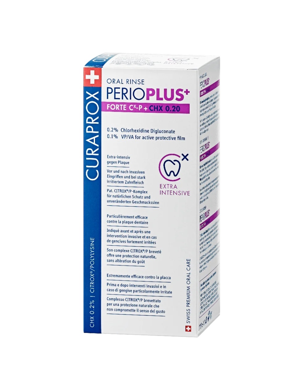 CURAPROX Curaprox Perioplus+ Forte 0,20 % antibakterielle Mundspülung