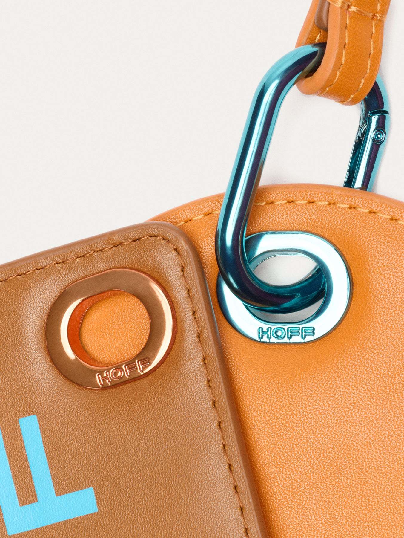 CARTERA MODULAR CON CORREA NARANJA