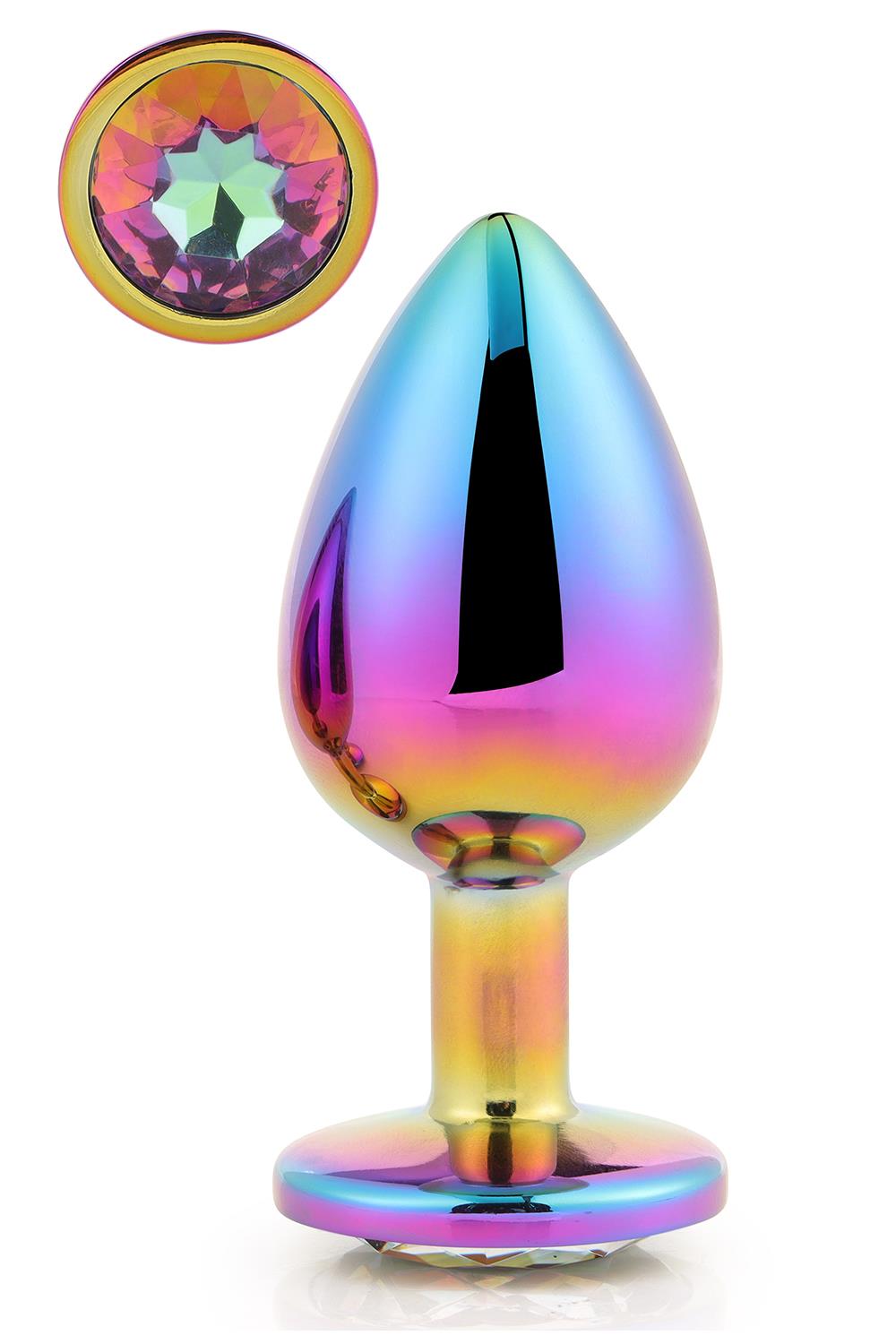 Dream Toys Gleaming Love Mehrfarbiger Plug Groß