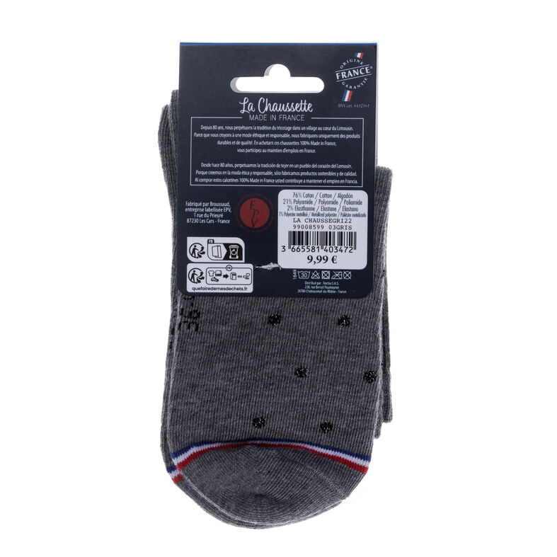 Chaussettes et collants Femme Gris