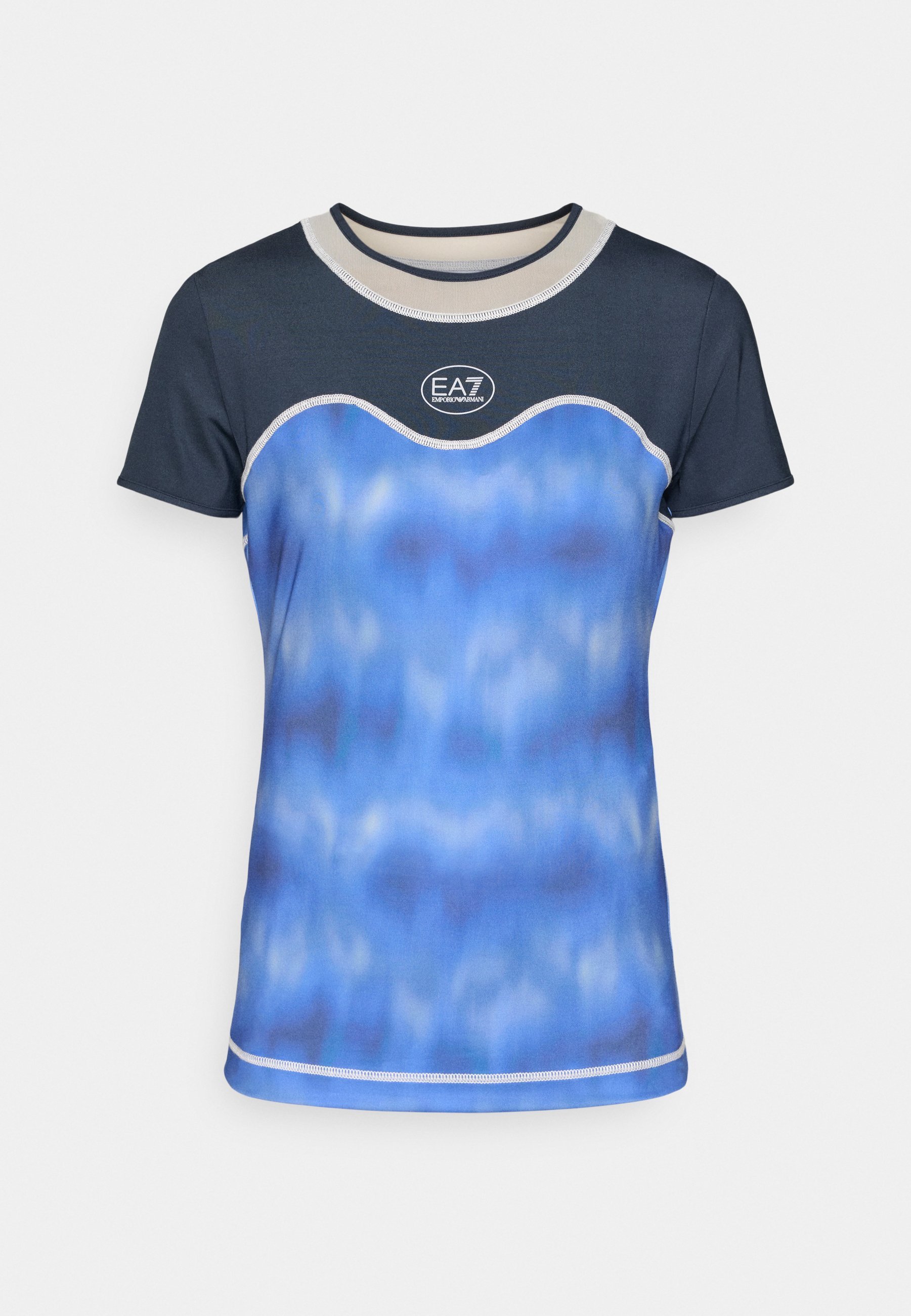 Camiseta esportiva EA7 Emporio Armani TENNIS PRO FREESTYLE - azul