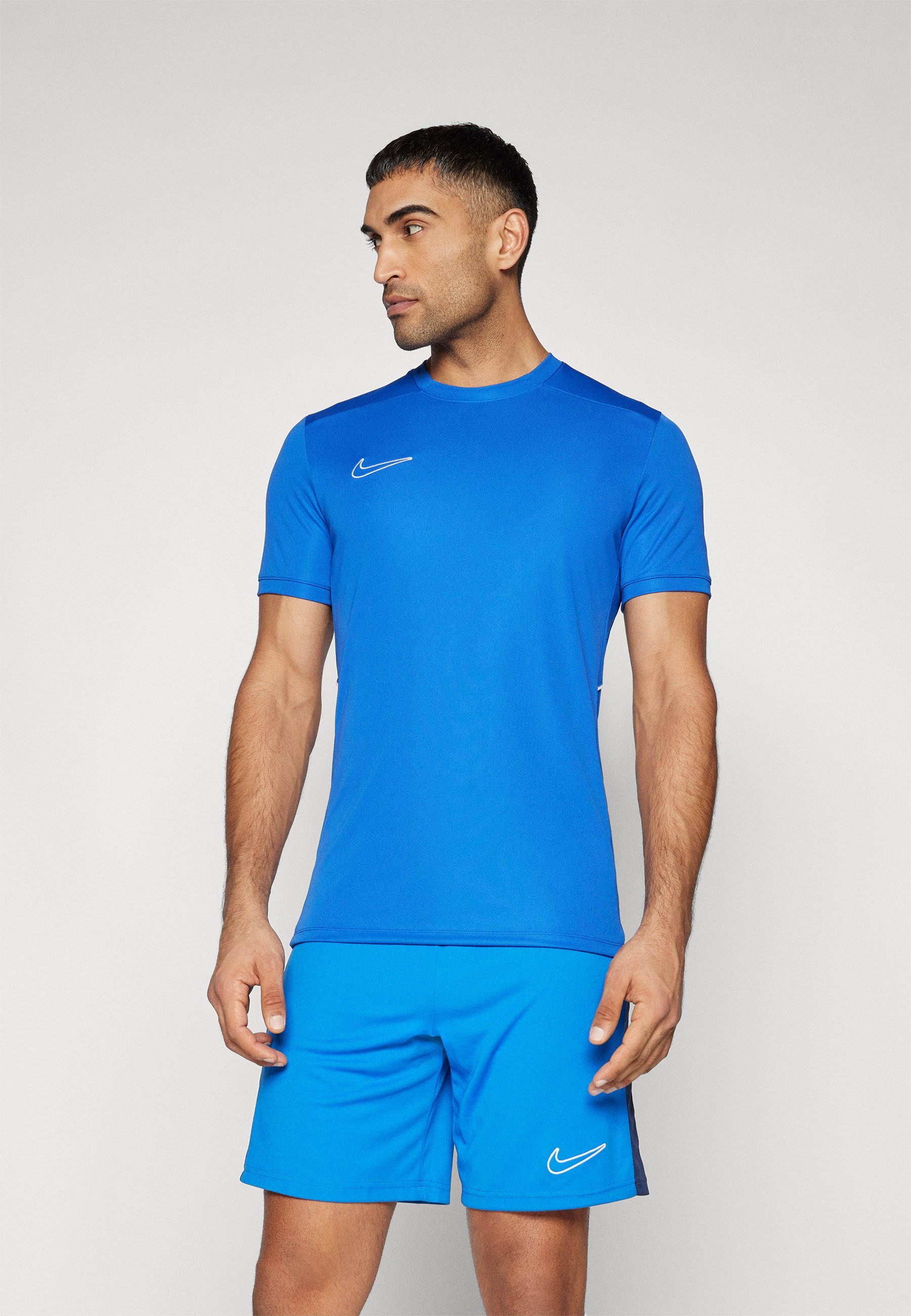 Nike Performance ACADEMY TOP - T-shirt sportiva - blu royal/bianco