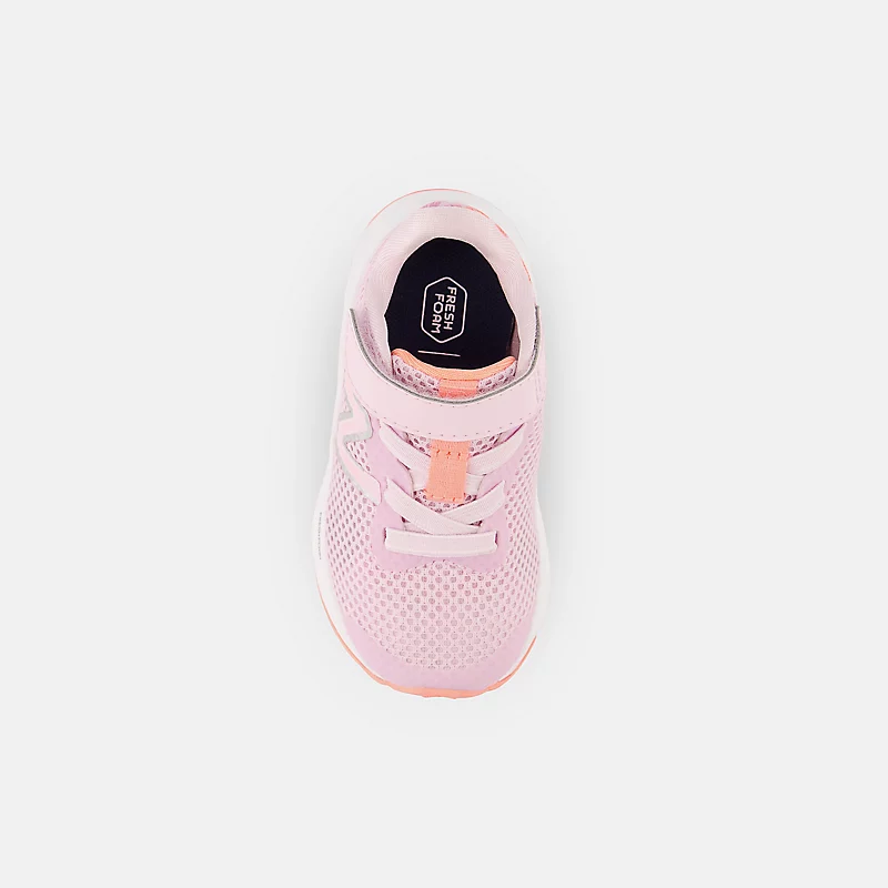 Enfant Fresh Foam Arishi v4 Bungee Lace z górnym paskiem - Jasna malina z grejpfrutem