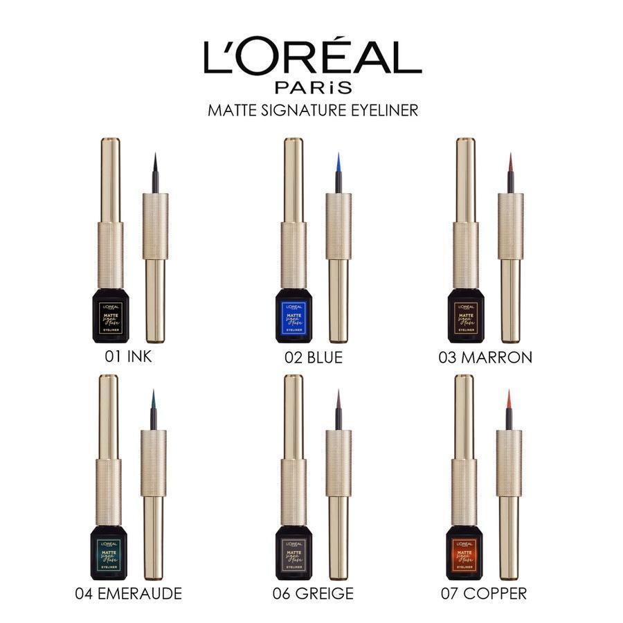 L'Oréal Paris Očná linka Infaillible Grip 24H Matte tekutá linka - 12 ml