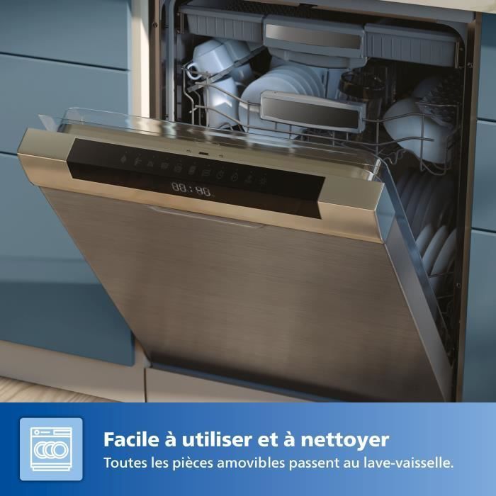 Friggitrice ad aria Philips NA220/00 - Serie 2000 - 4,2 l - 13 modalità di cottura - finestra di cottura - 1500 W - Nera