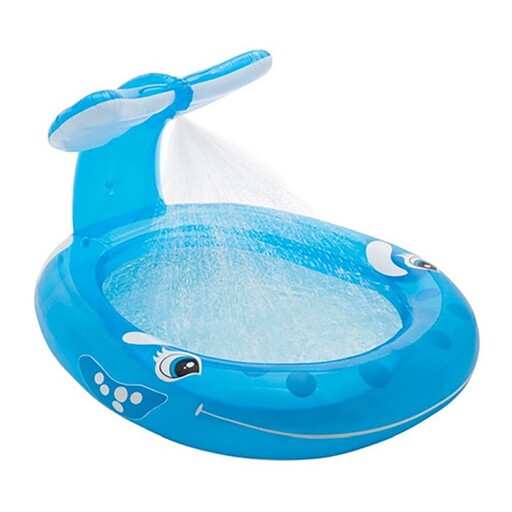 Intex Inflatable Children's Swimming Pool with Whale Sprayer
