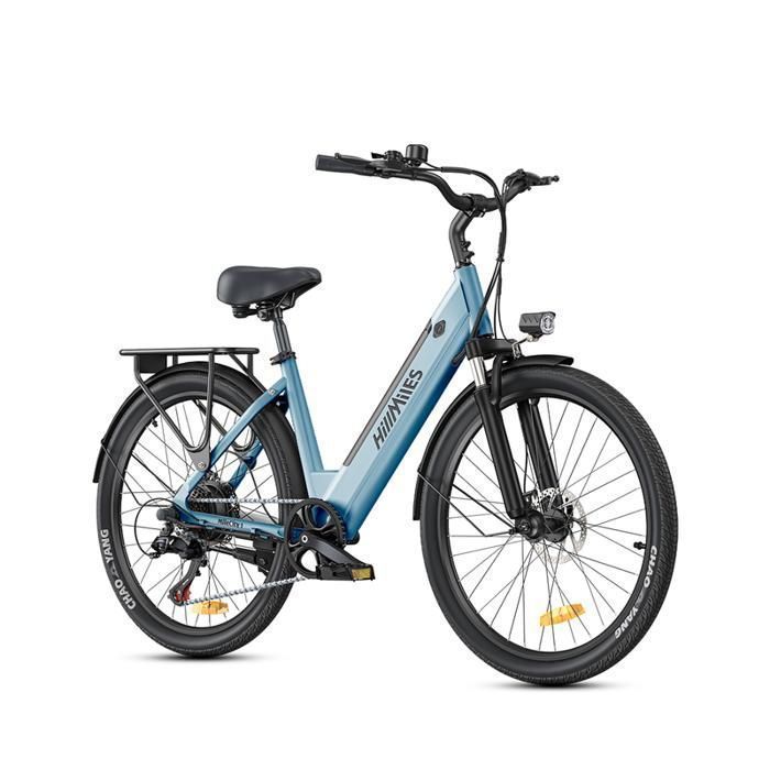 Bicicleta elétrica (bicicleta híbrida) - HILLMILES - Milecity 1 - Motor de 250W - Bateria removível de 36V 13Ah - Autonomia de 100km