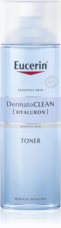 Água micelar Eucerin DermatoClean para todos os tipos de pele, inclusive pele sensível.
