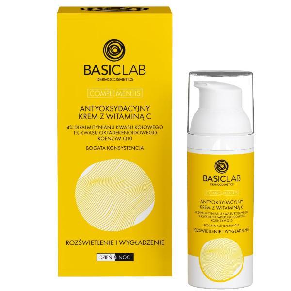 BasicLab bohatý antioxidační krém s vitamínem C 50ml