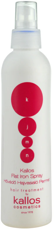 Spray protetor para chapinha profissional Kallos KJMN contra altas temperaturas.