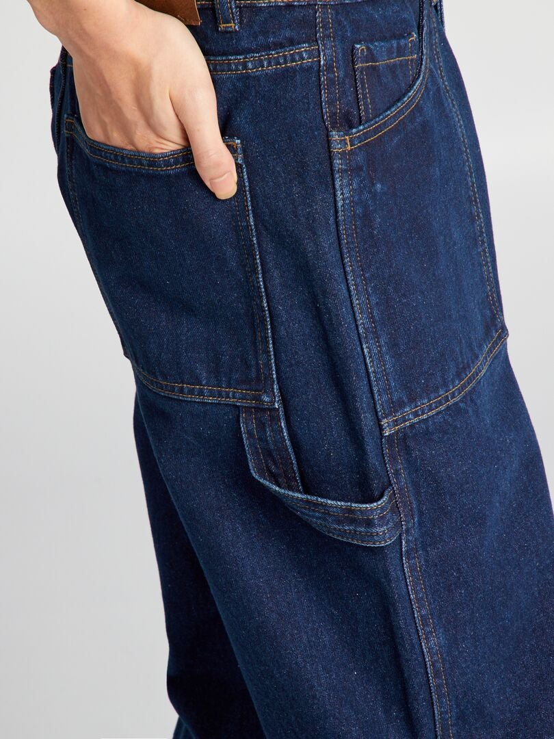 Charpentier jeans met wijde pijpen - BLAUW