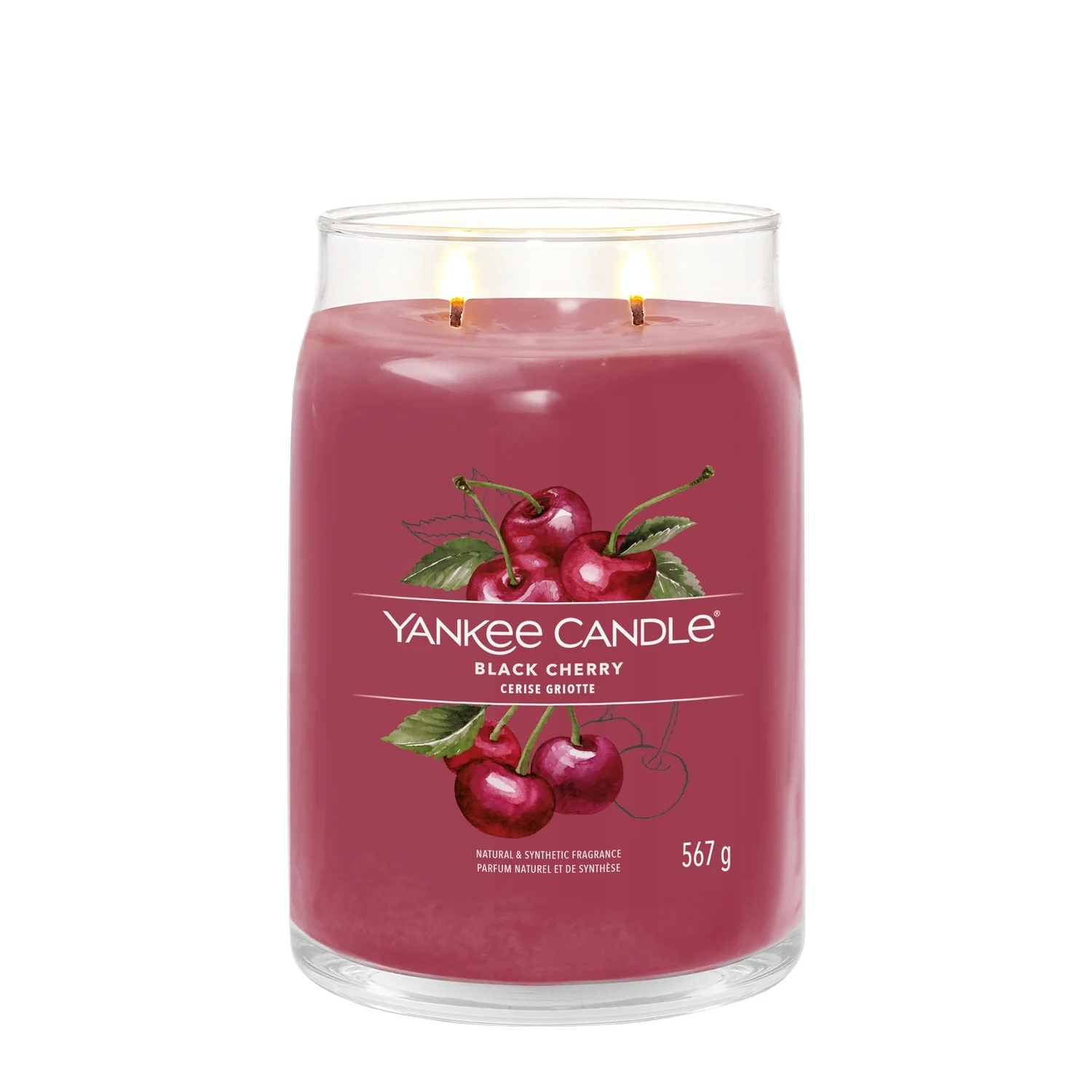 Signature Jar Candles Black Cherry - Candela Profumata