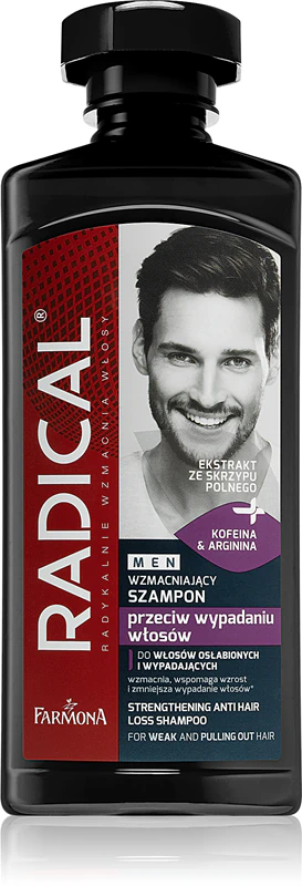 Shampoo Fortalecedor Antiqueda Farmona Radical Men para Homens
