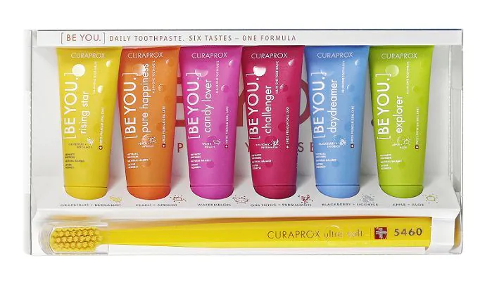 Curaprox Be You Six Taste Pack Zestaw Past do zębów