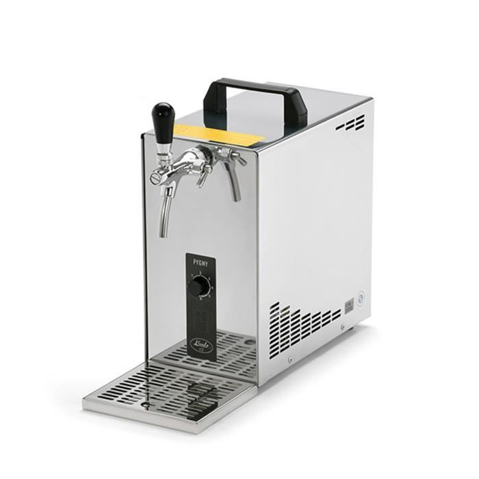 Distributore di birra - ICH-ZAPFE.DE - PYGMY 25 - 35 L/h - Raffreddamento da 2°C a 10°C - Grigio